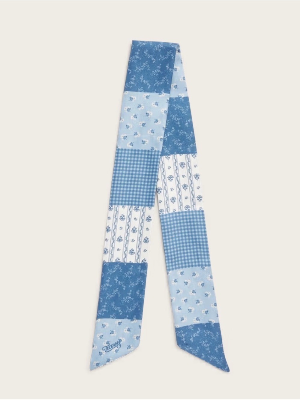 Tecovas | 100% Silk Patchwork Ribbon Scarf 🤠
